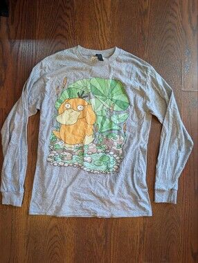 Pokémon Gray Sweatshirt Long Sleeve M
